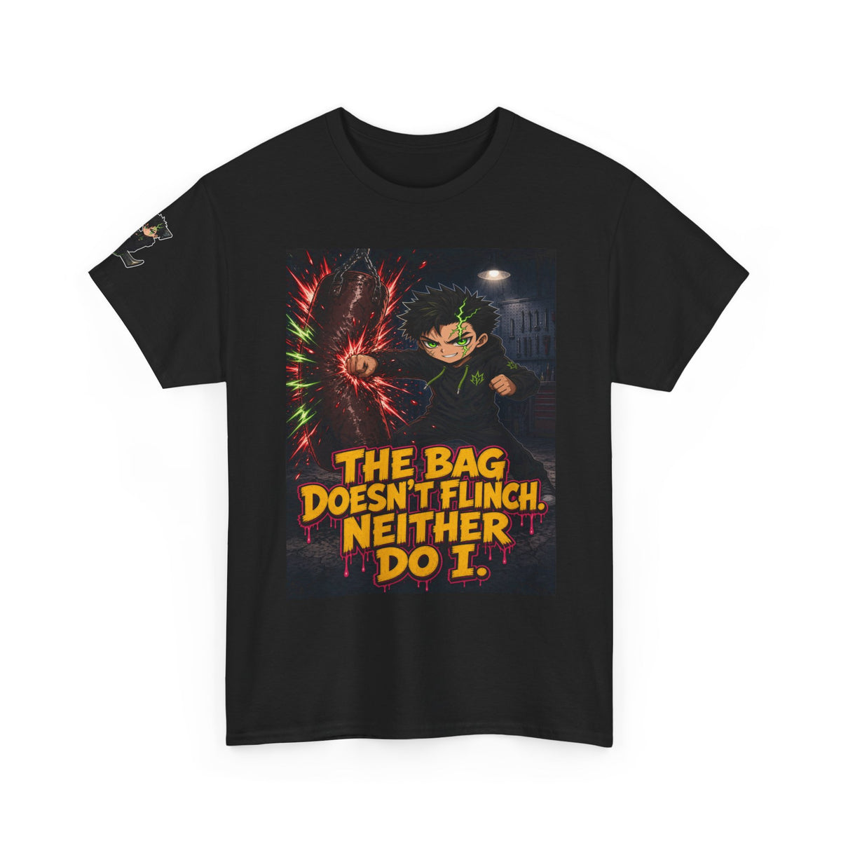 The Bag Doesn't Flinch. Neither Do I. Tee - Silas
