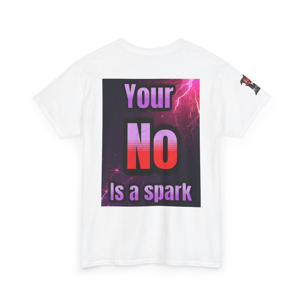 Graphic Tee — “Your No Is a Spark” Anime-Inspired Motivational T-Shirt