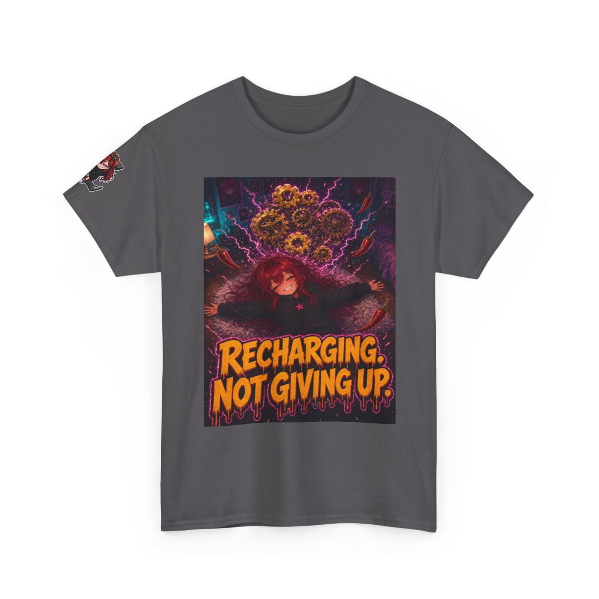 Recharging. Not Giving Up. Tee - Nova