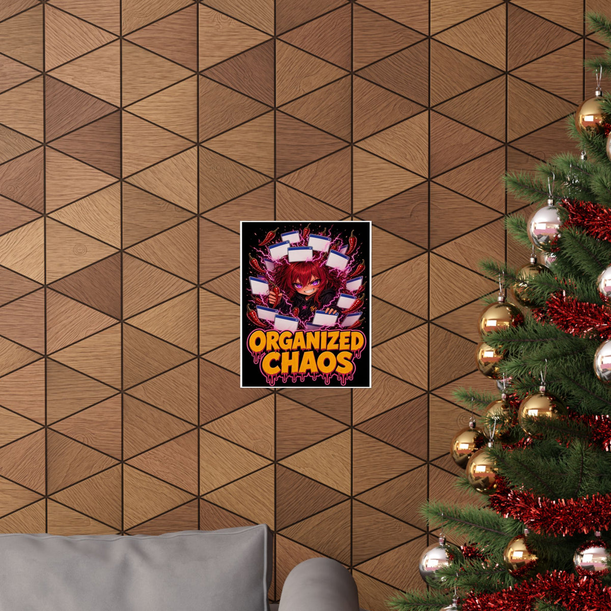 Organized Chaos: 47 Tabs, One Plan — Nova Poster (Nova Chaos)