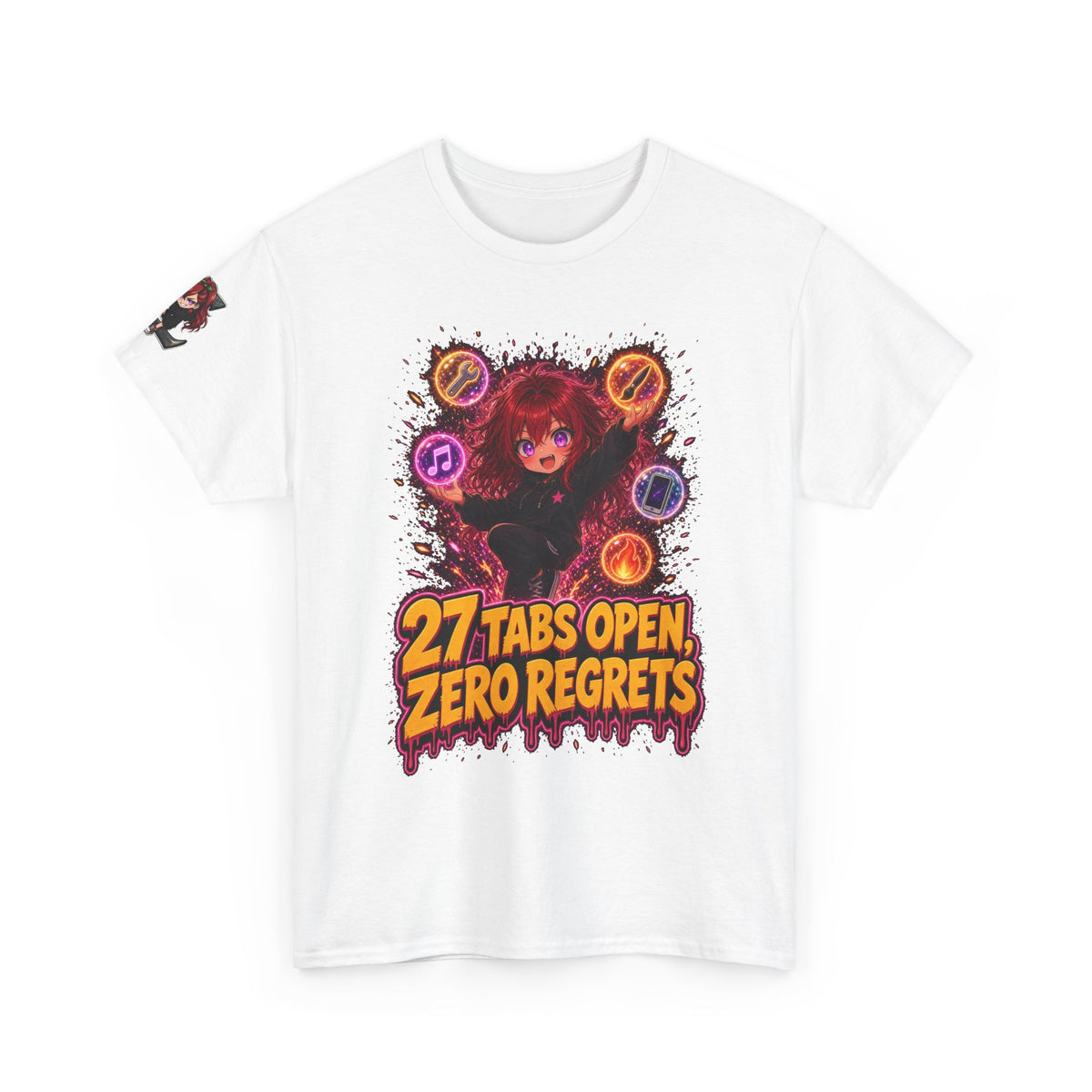 27 Tabs Open, Zero Regrets Tee - Nova