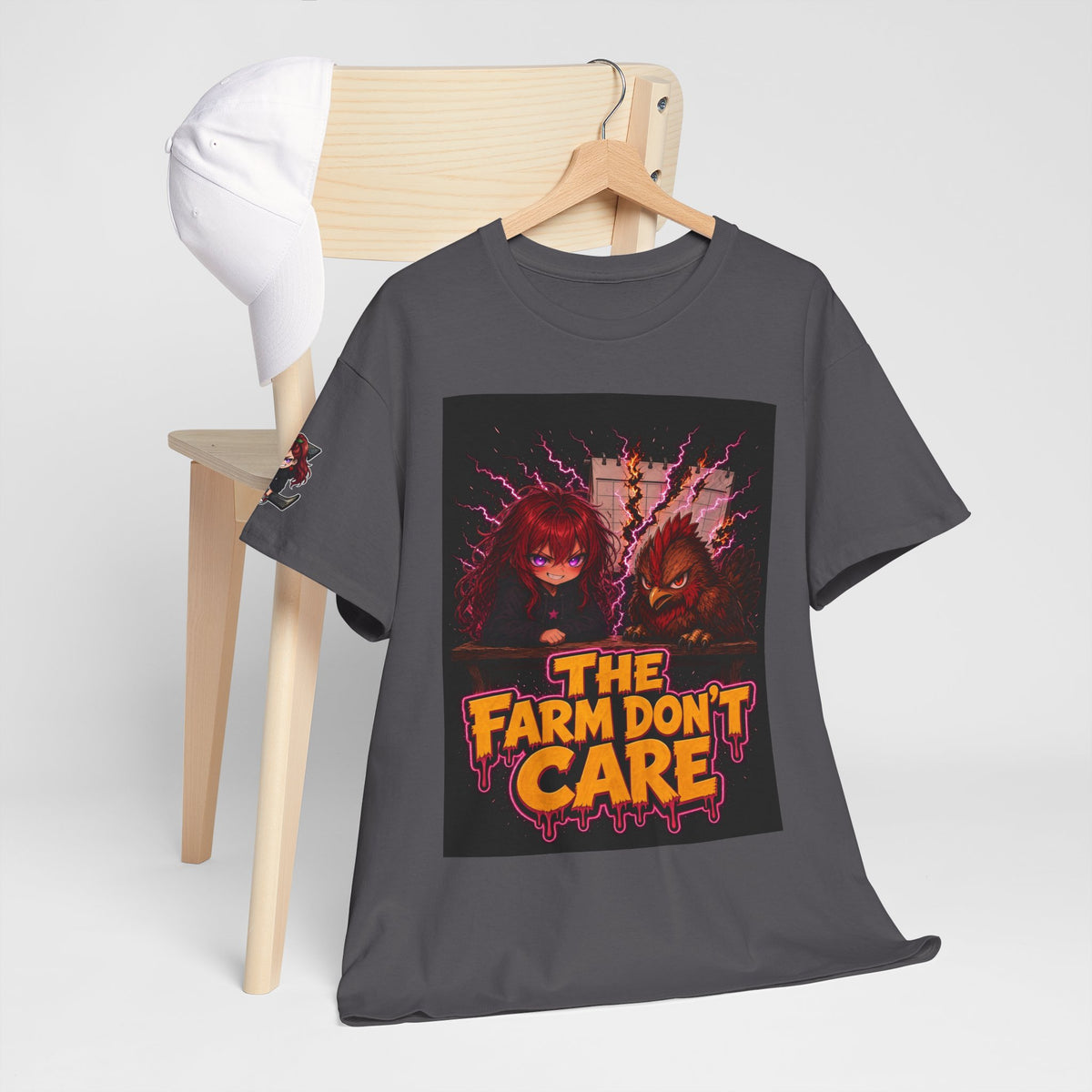 The Farm Don't Care — Nova & Silas Homestead Tee