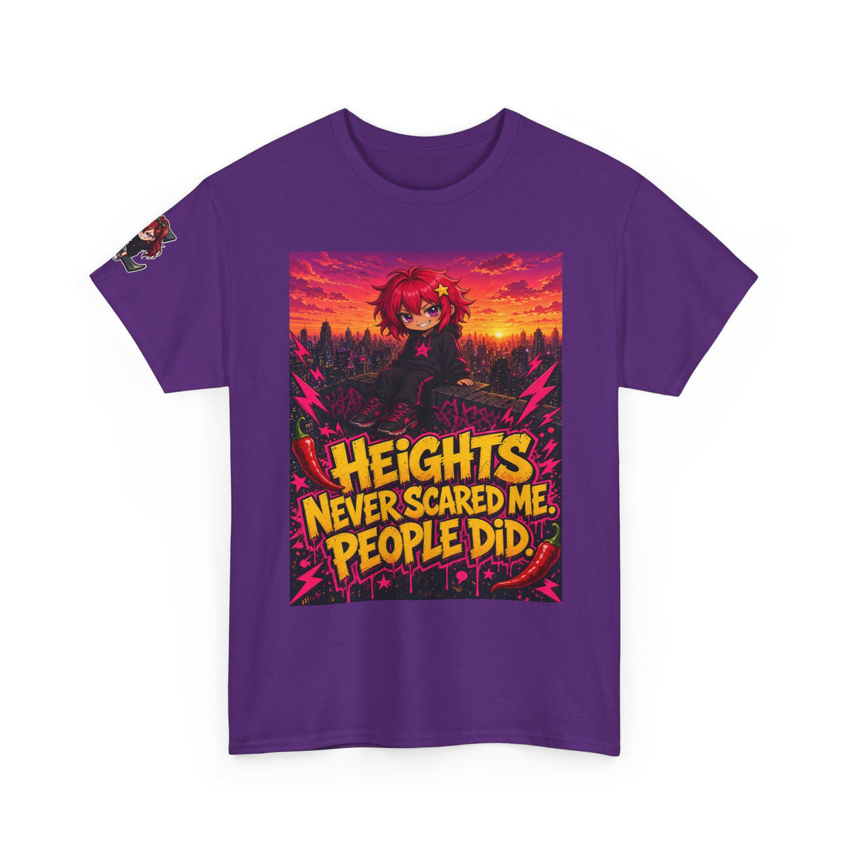 Heights Never Scared Me. People Did. Tee - Nova