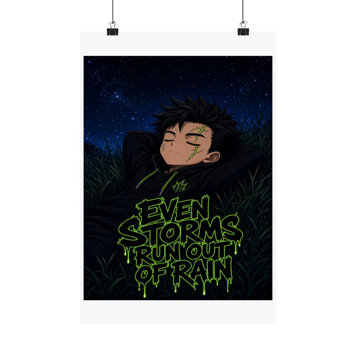 Even Storms Run Out of Rain — Silas Poster (Silas Stillness)