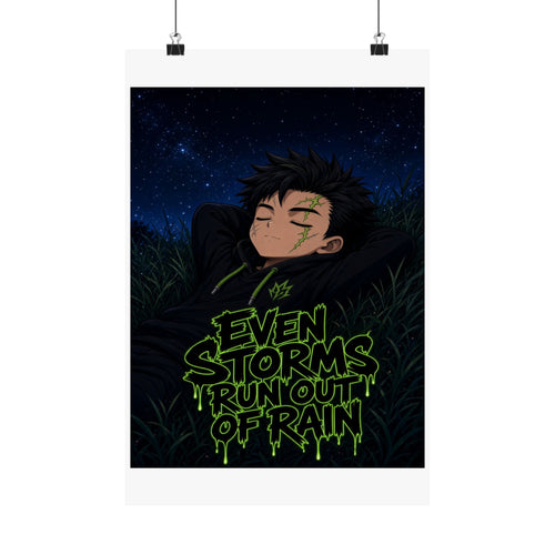 Even Storms Run Out of Rain — Silas Poster (Silas Stillness)