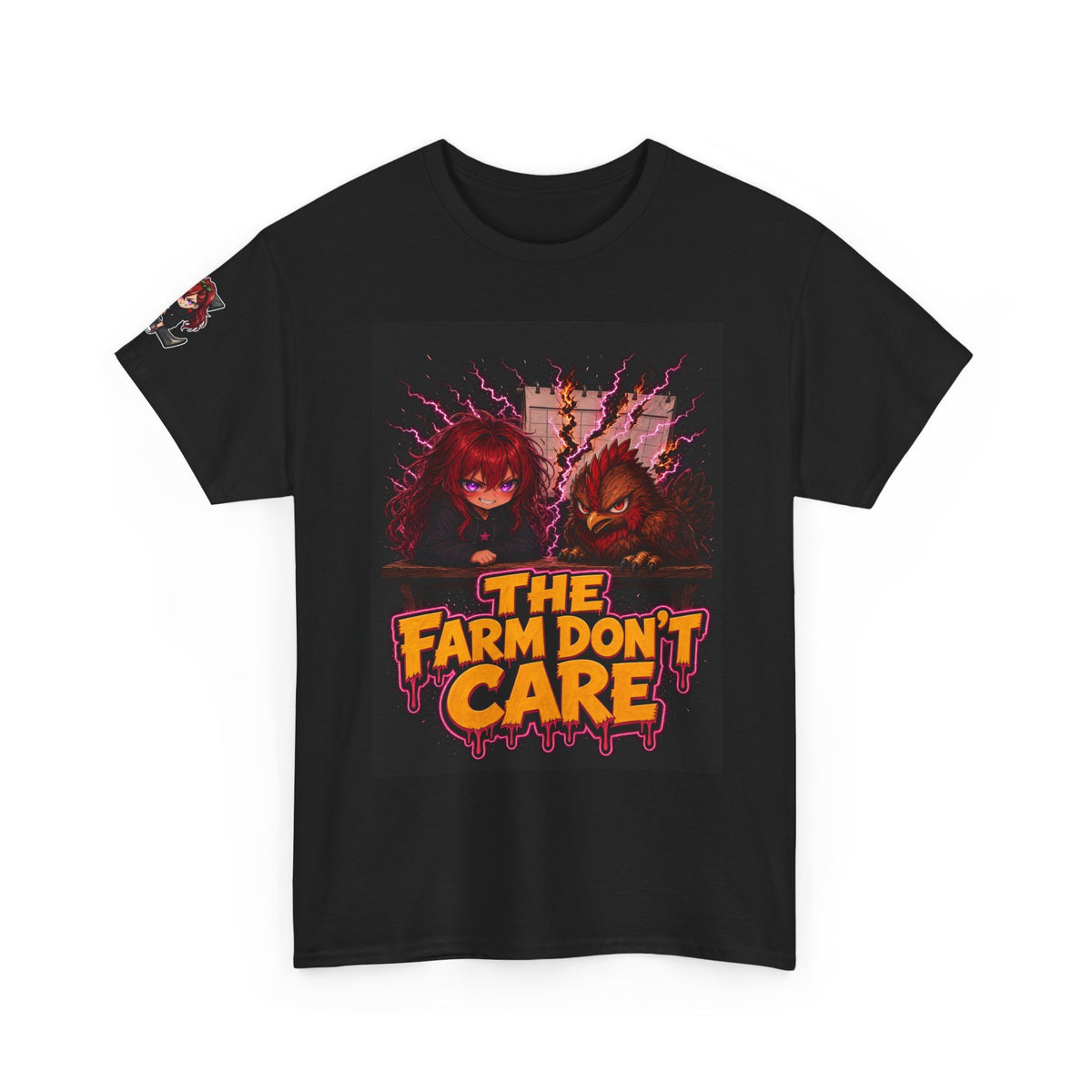 The Farm Don't Care — Nova & Silas Homestead Tee