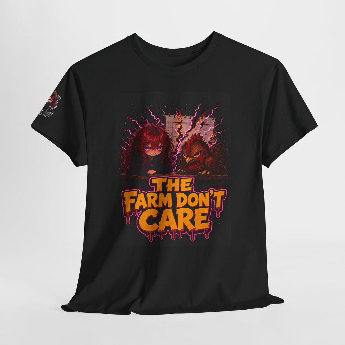 The Farm Don't Care — Nova & Silas Homestead Tee