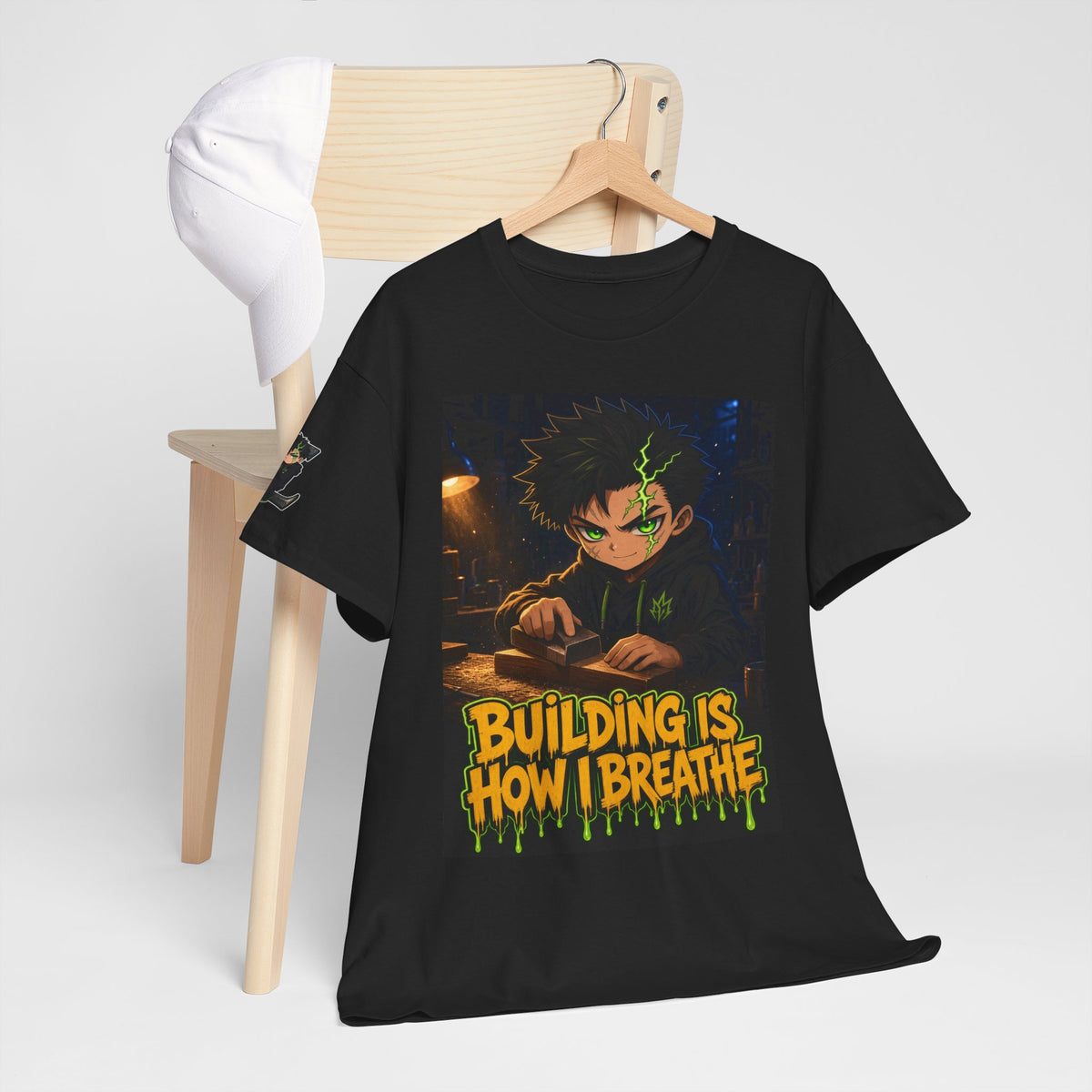 Building Is How I Breathe — Silas Tee
