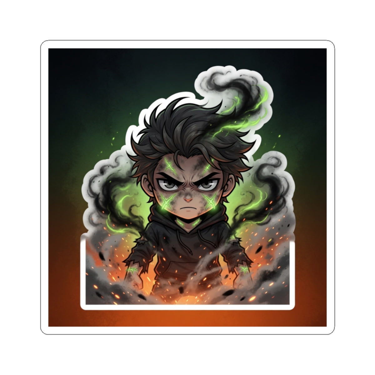 Silas Emberborn Sticker