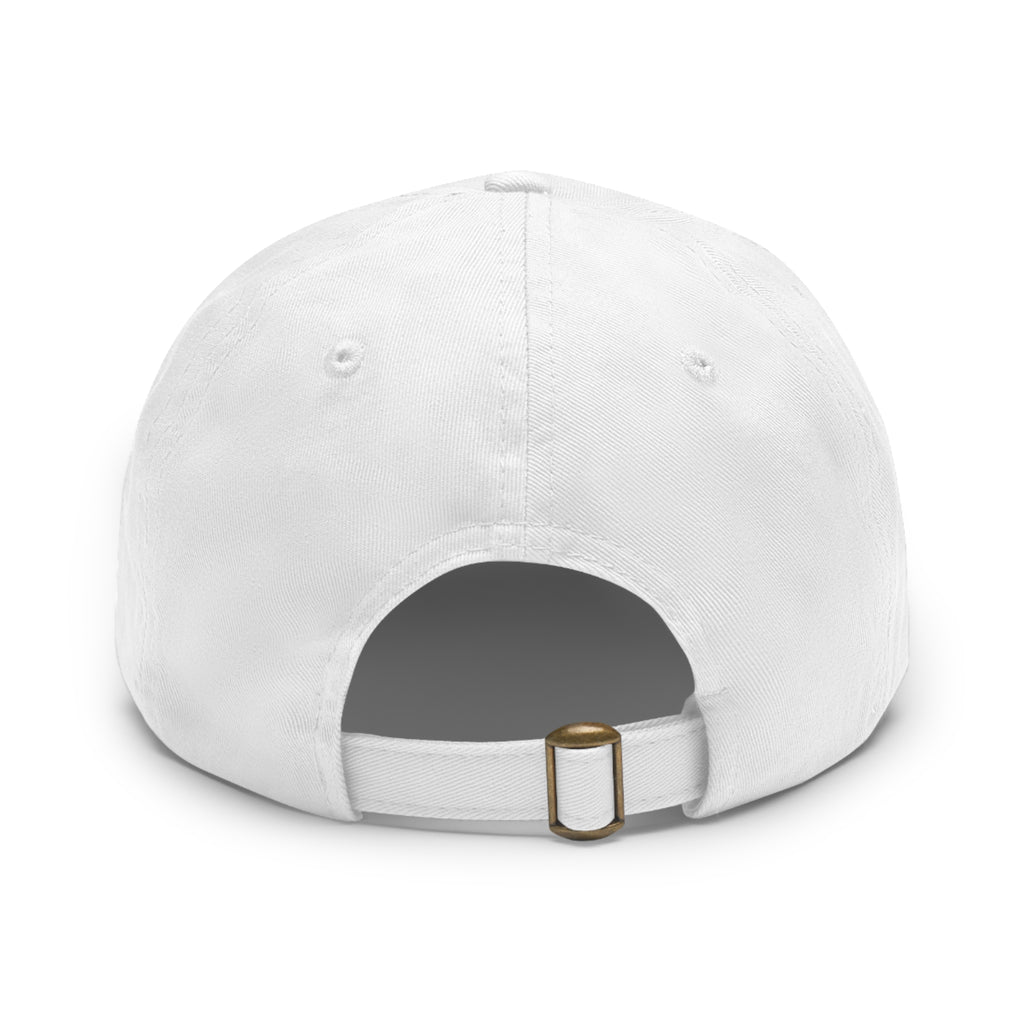 'It All Started With Chickens' Leather Patch Cap