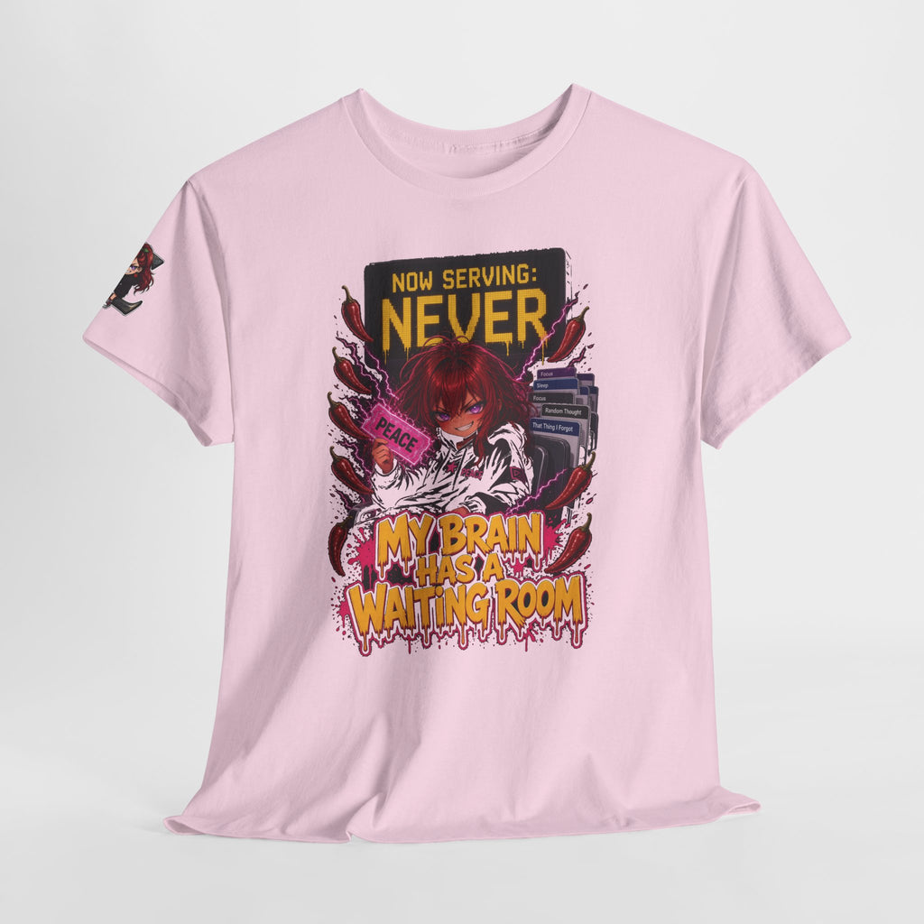 My Brain Has a Waiting Room Tee - Nova