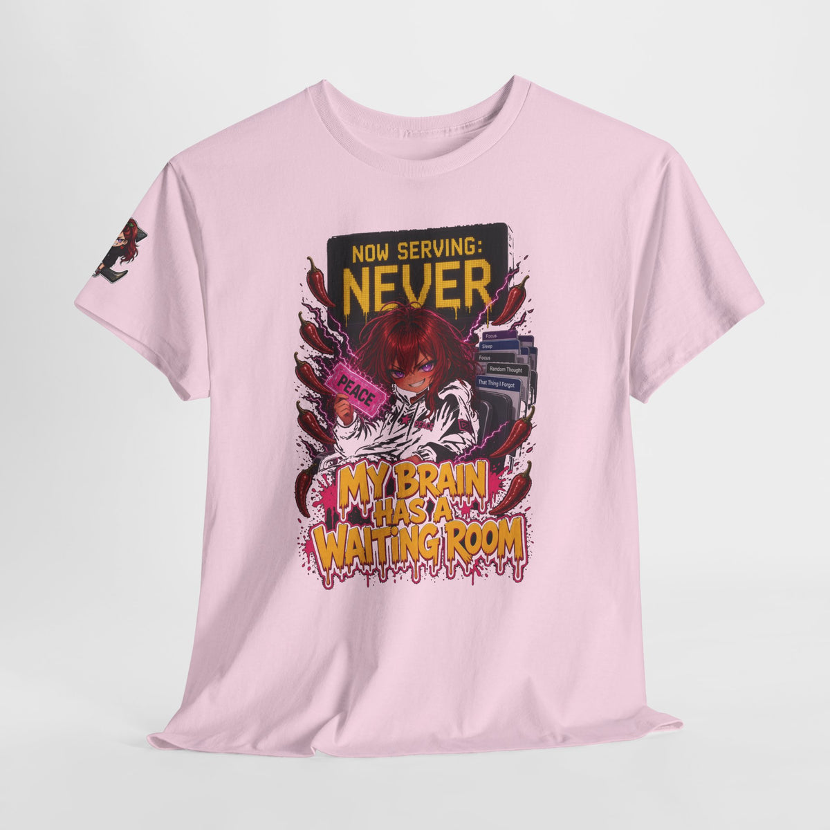 My Brain Has a Waiting Room Tee - Nova
