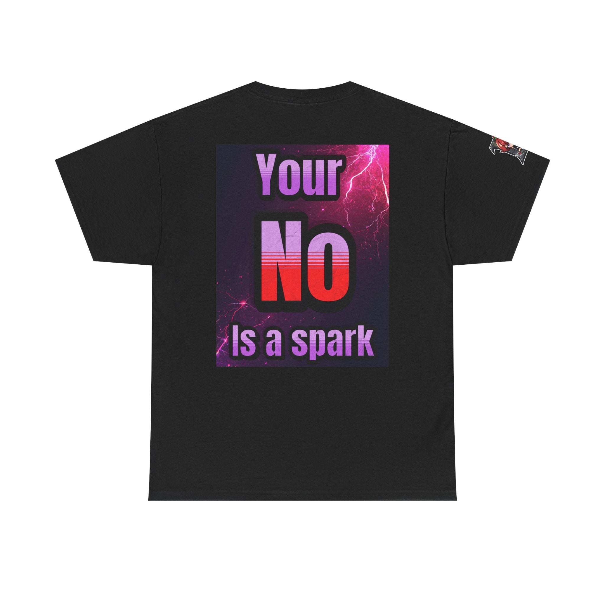Graphic Tee — “Your No Is a Spark” Anime-Inspired Motivational T-Shirt