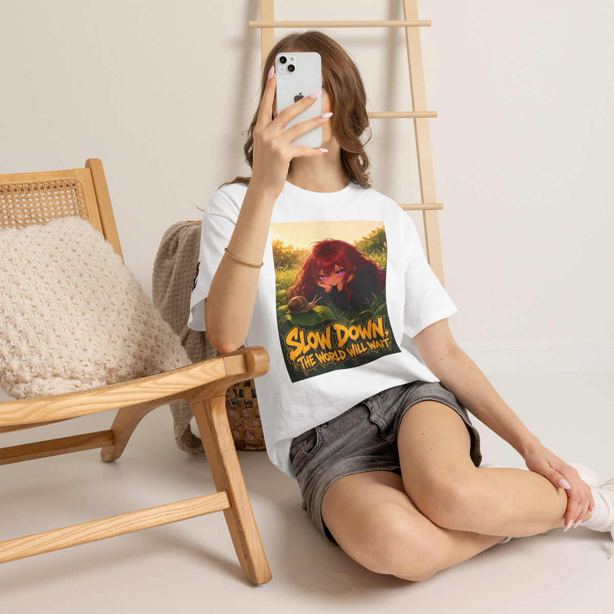 Slow Down, The World Will Wait — Nova Snail Tee