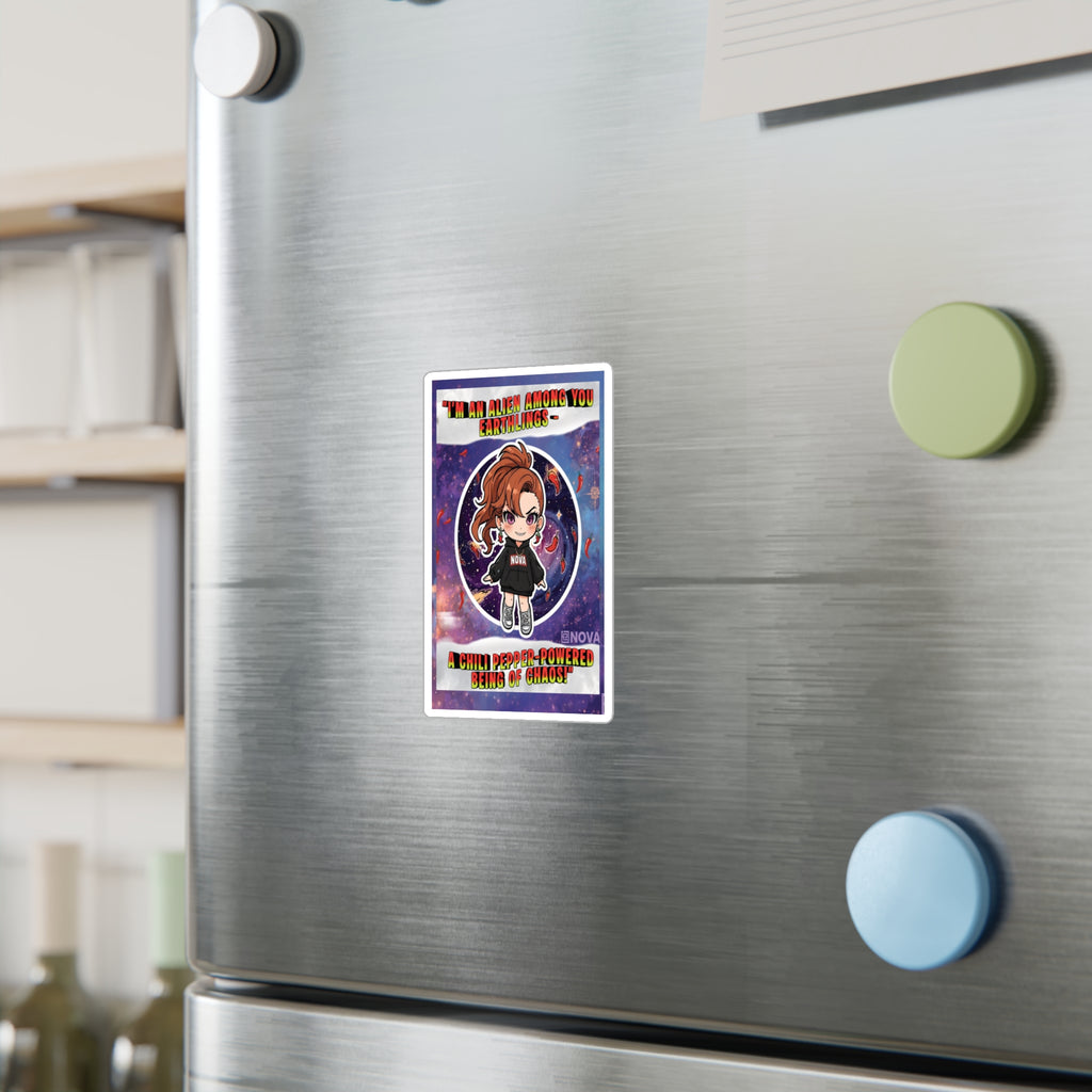 Chili-Powered. Alien-Approved. Sticker.