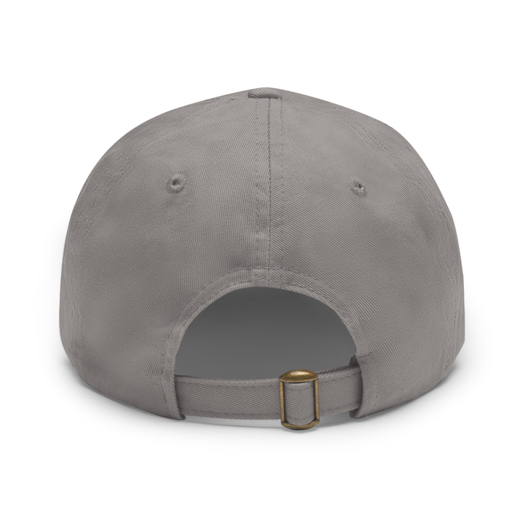 'It All Started With Chickens' Leather Patch Cap