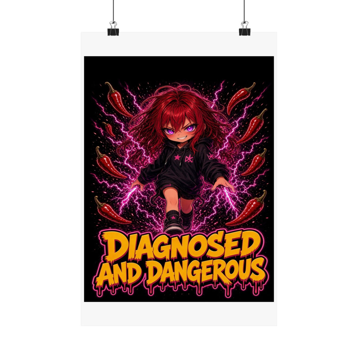 Diagnosed and Dangerous — Nova Poster (Nova NeuroSpicy)