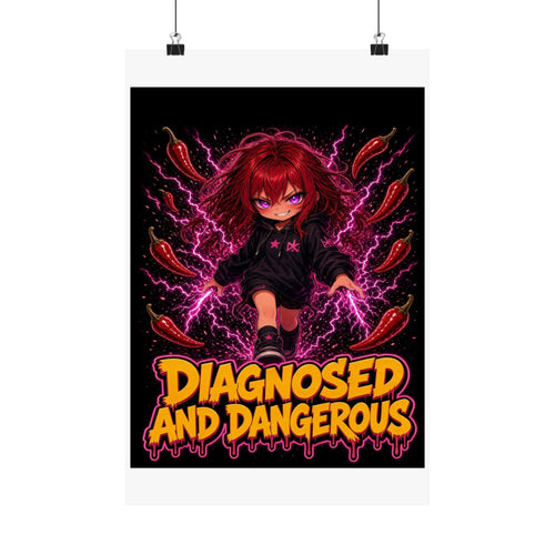 Diagnosed and Dangerous — Nova Poster (Nova NeuroSpicy)