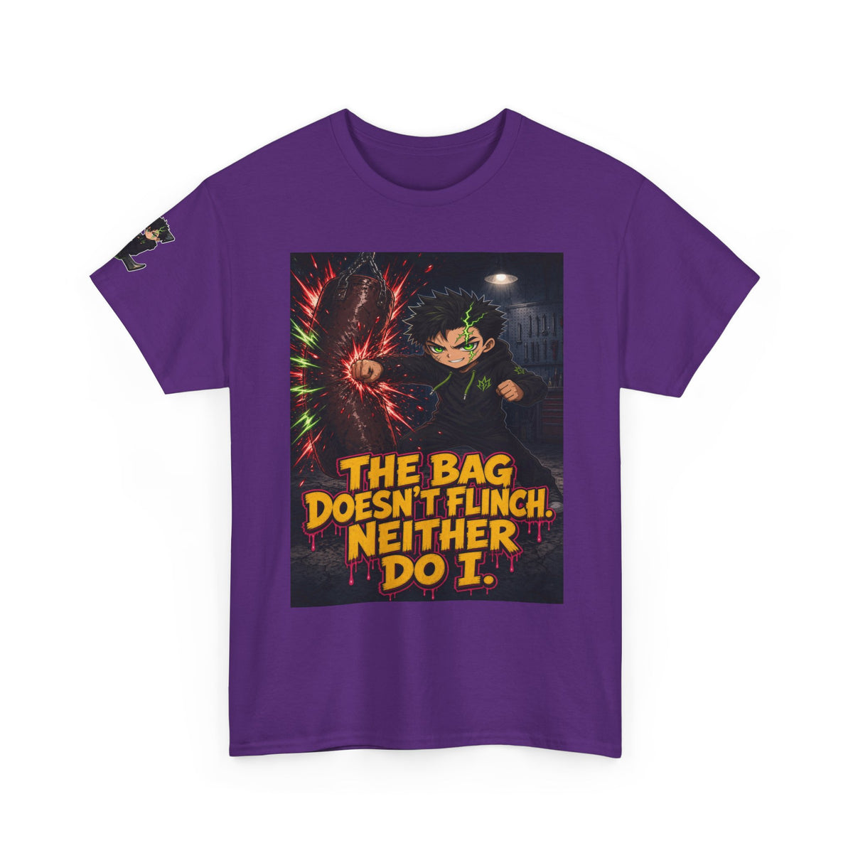 The Bag Doesn't Flinch. Neither Do I. Tee - Silas
