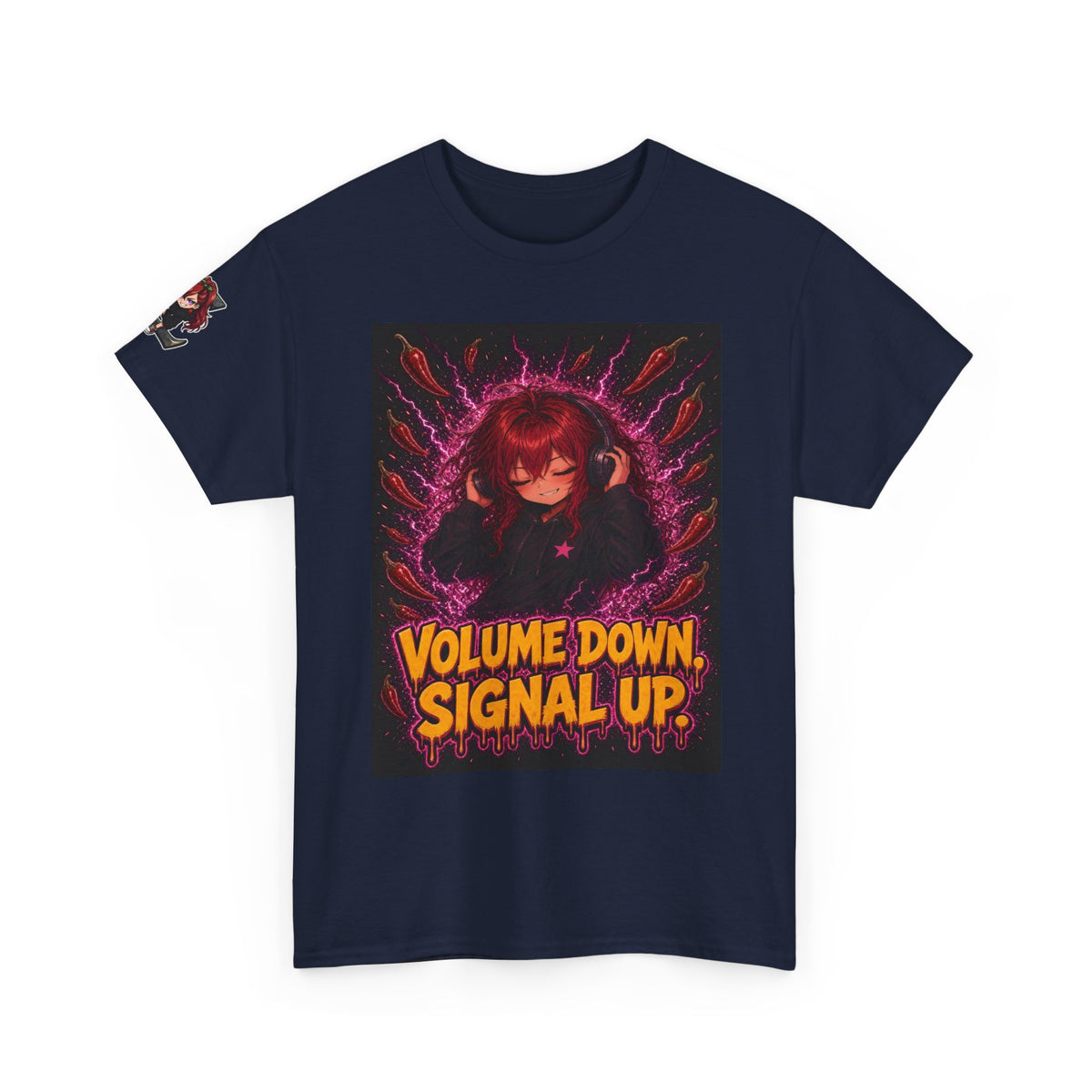 Volume Down. Signal Up. Tee - Nova