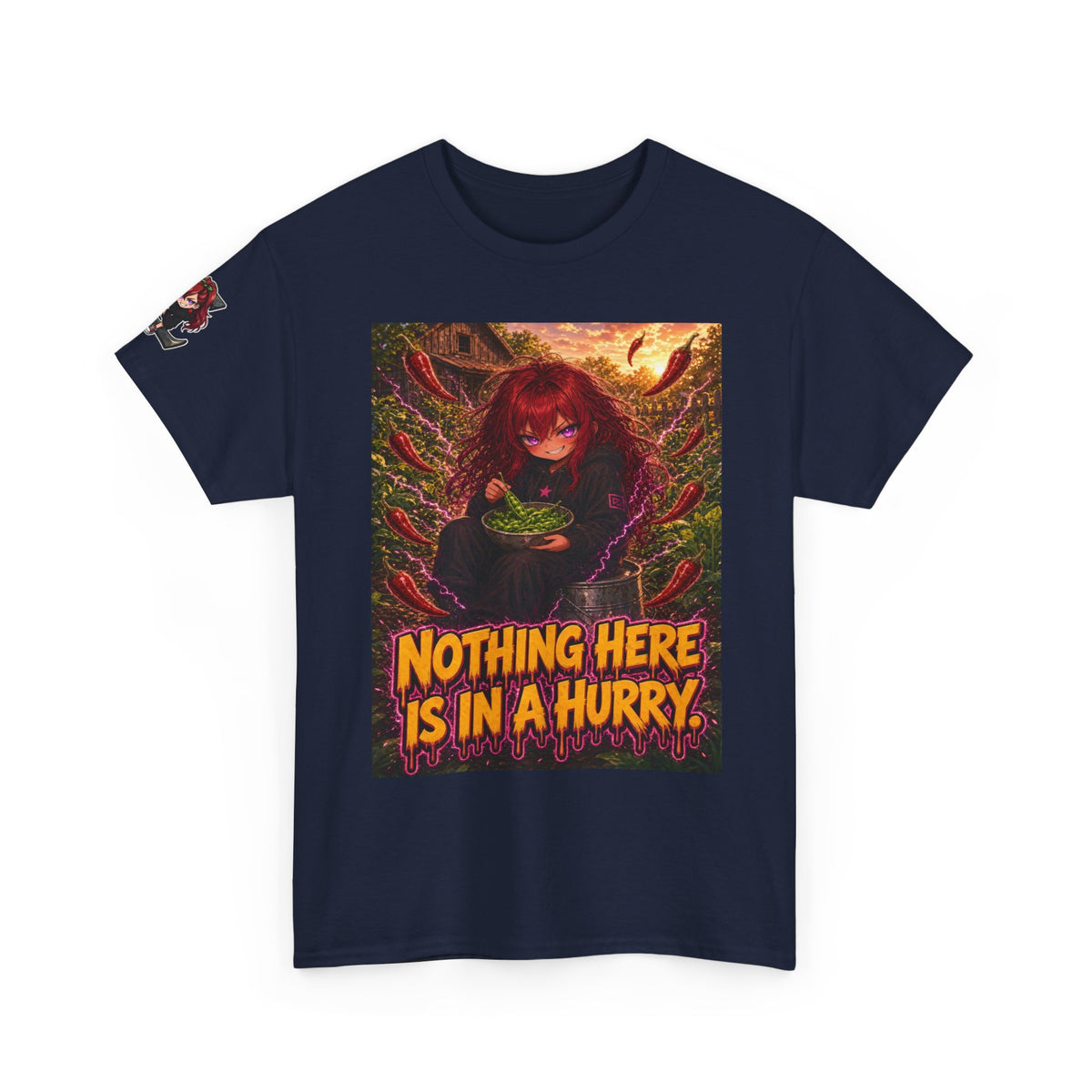 Nothing Here Is in a Hurry. Tee - Nova
