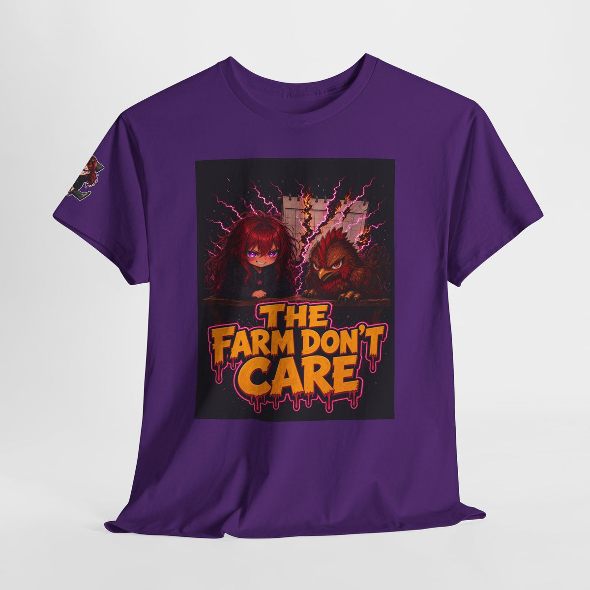 The Farm Don't Care — Nova & Silas Homestead Tee