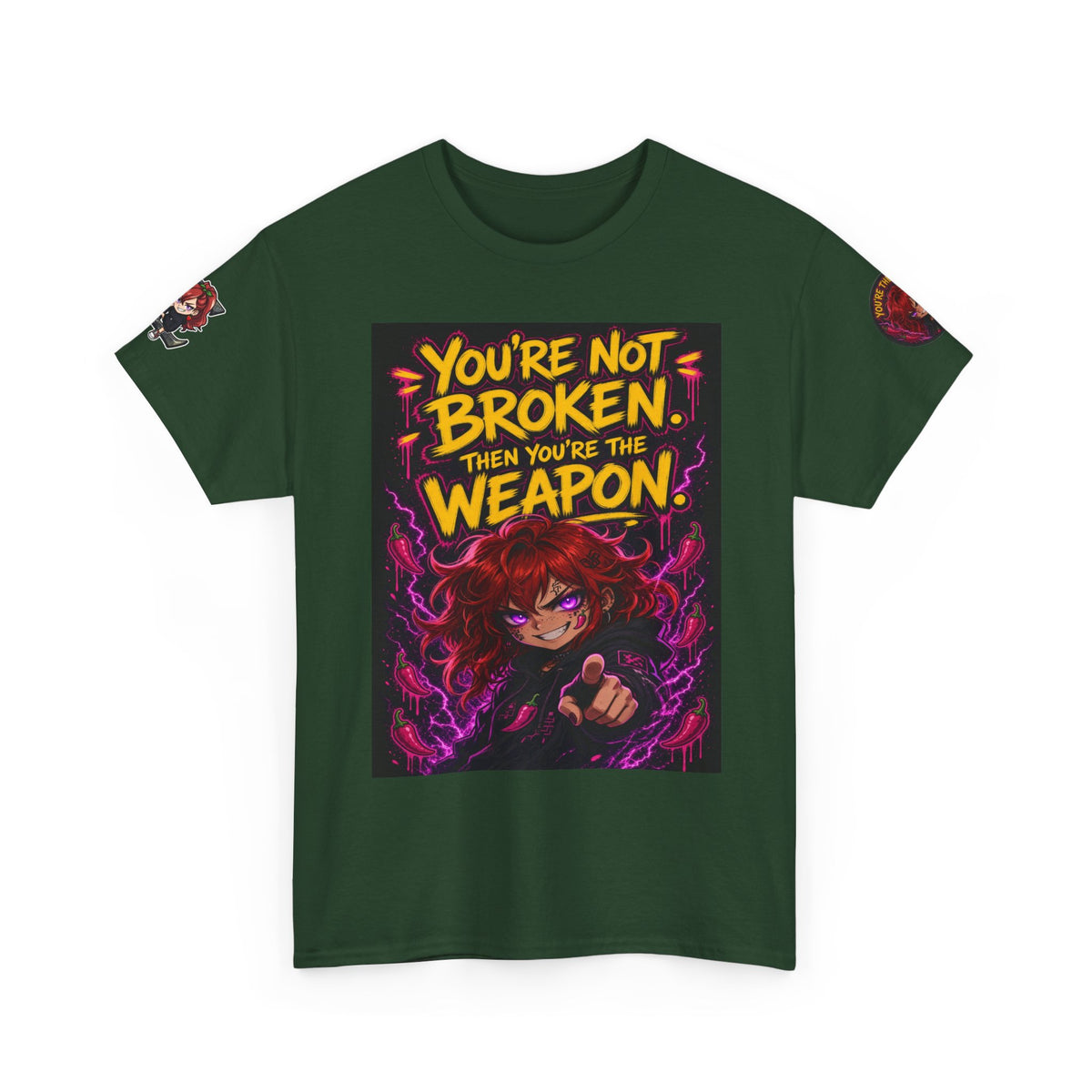 You're Not Broken — You're The Weapon — Nova Tee