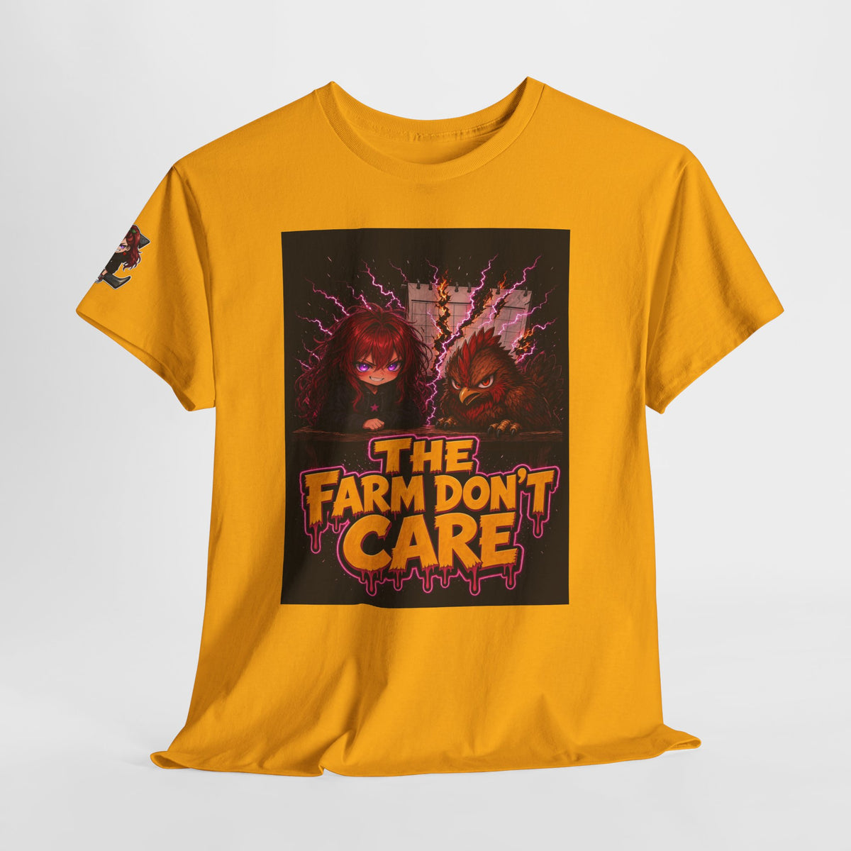 The Farm Don't Care — Nova & Silas Homestead Tee