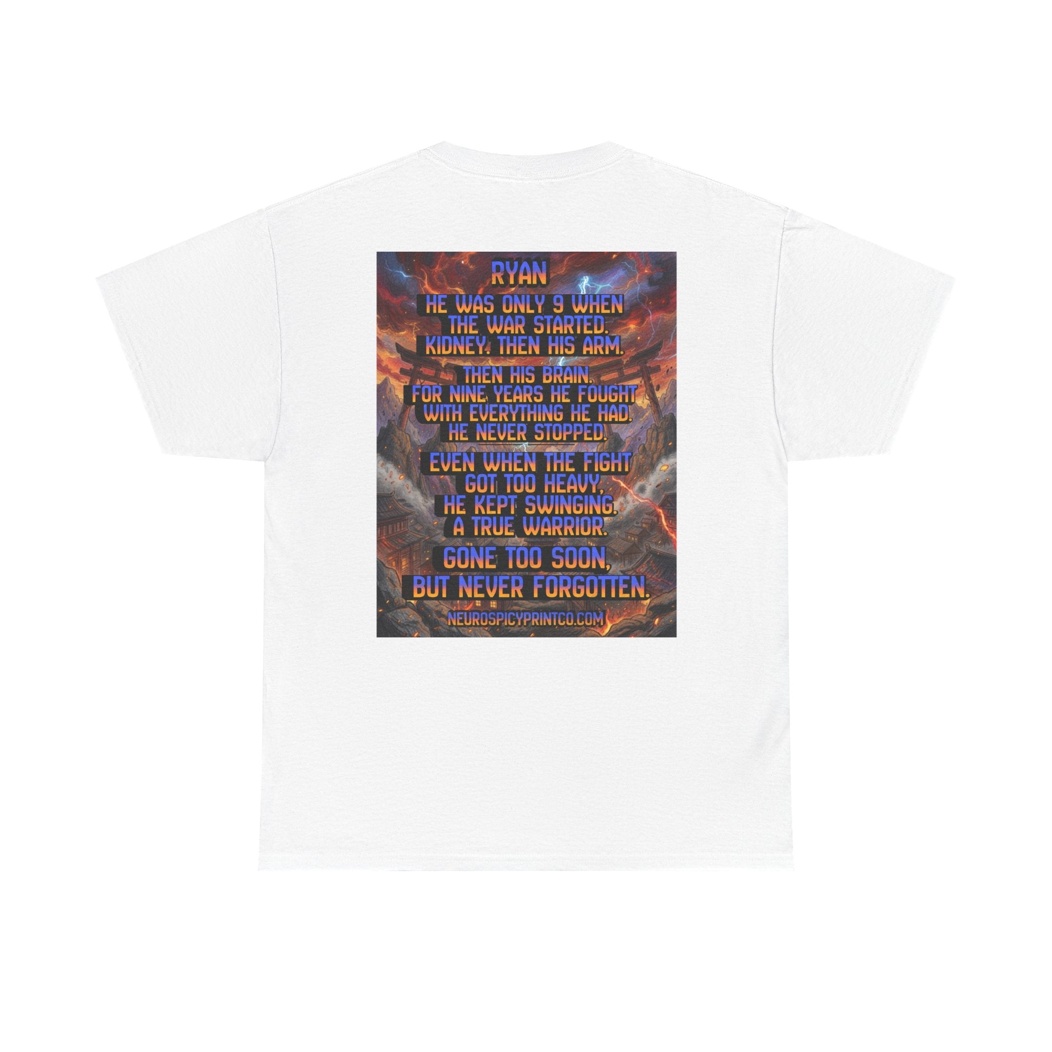 Ryan's Shirt — A Warrior's Art Lives On
