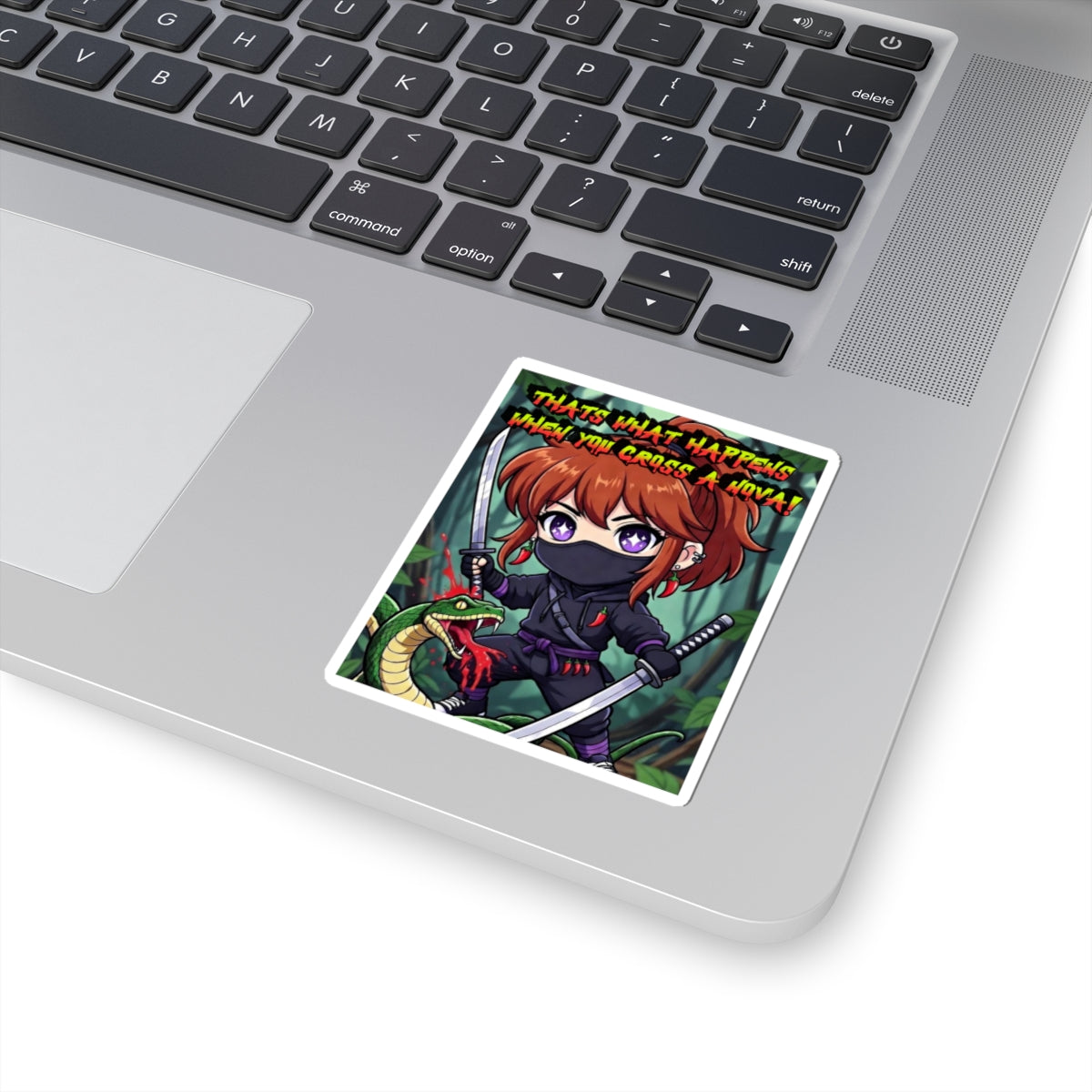 Don't Cross A Nova-Kiss Cut Sticker