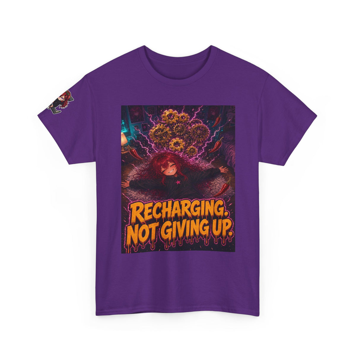 Recharging. Not Giving Up. Tee - Nova