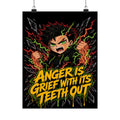 Anger Is Grief With Its Teeth Out — Silas Poster (Silas Rage)