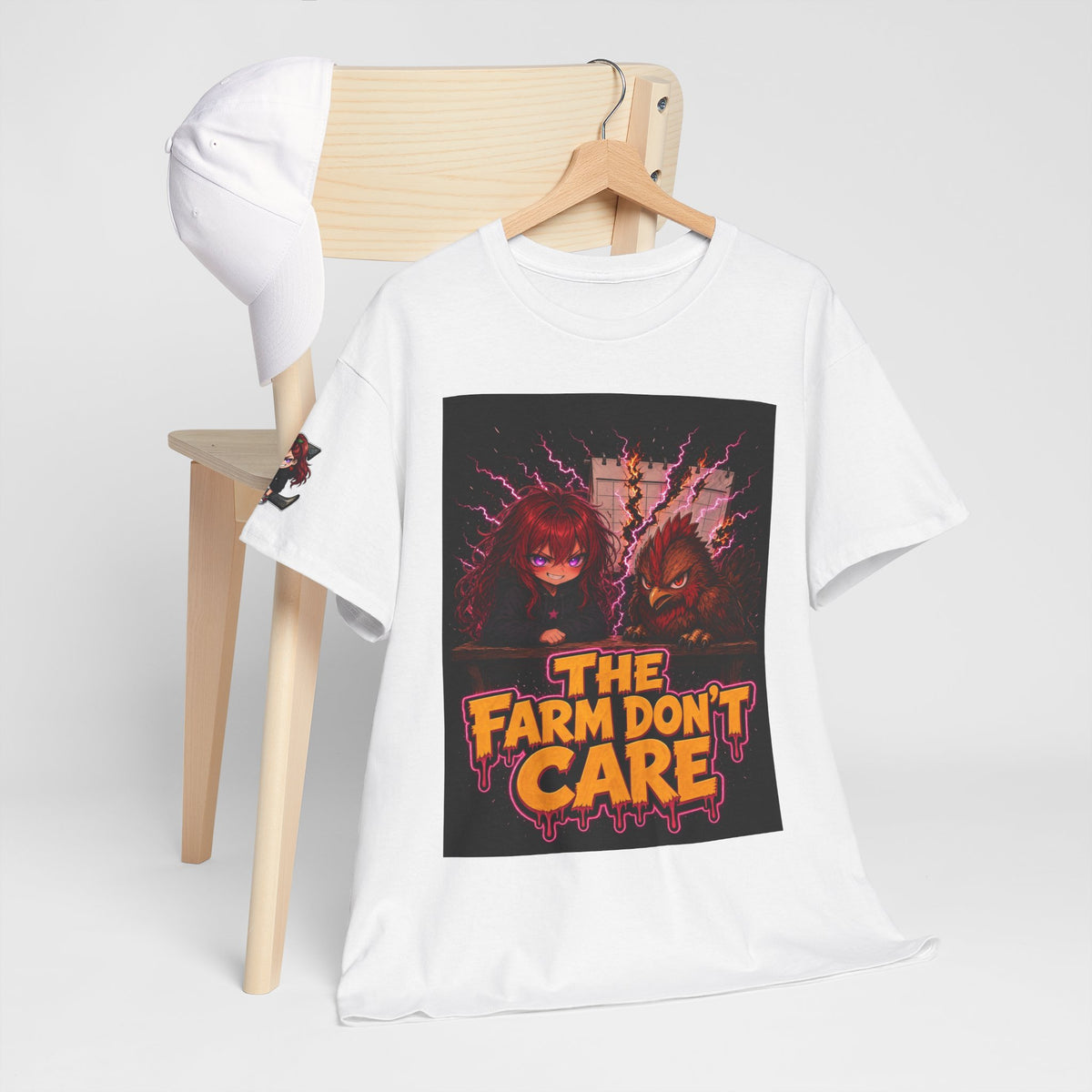 The Farm Don't Care — Nova & Silas Homestead Tee