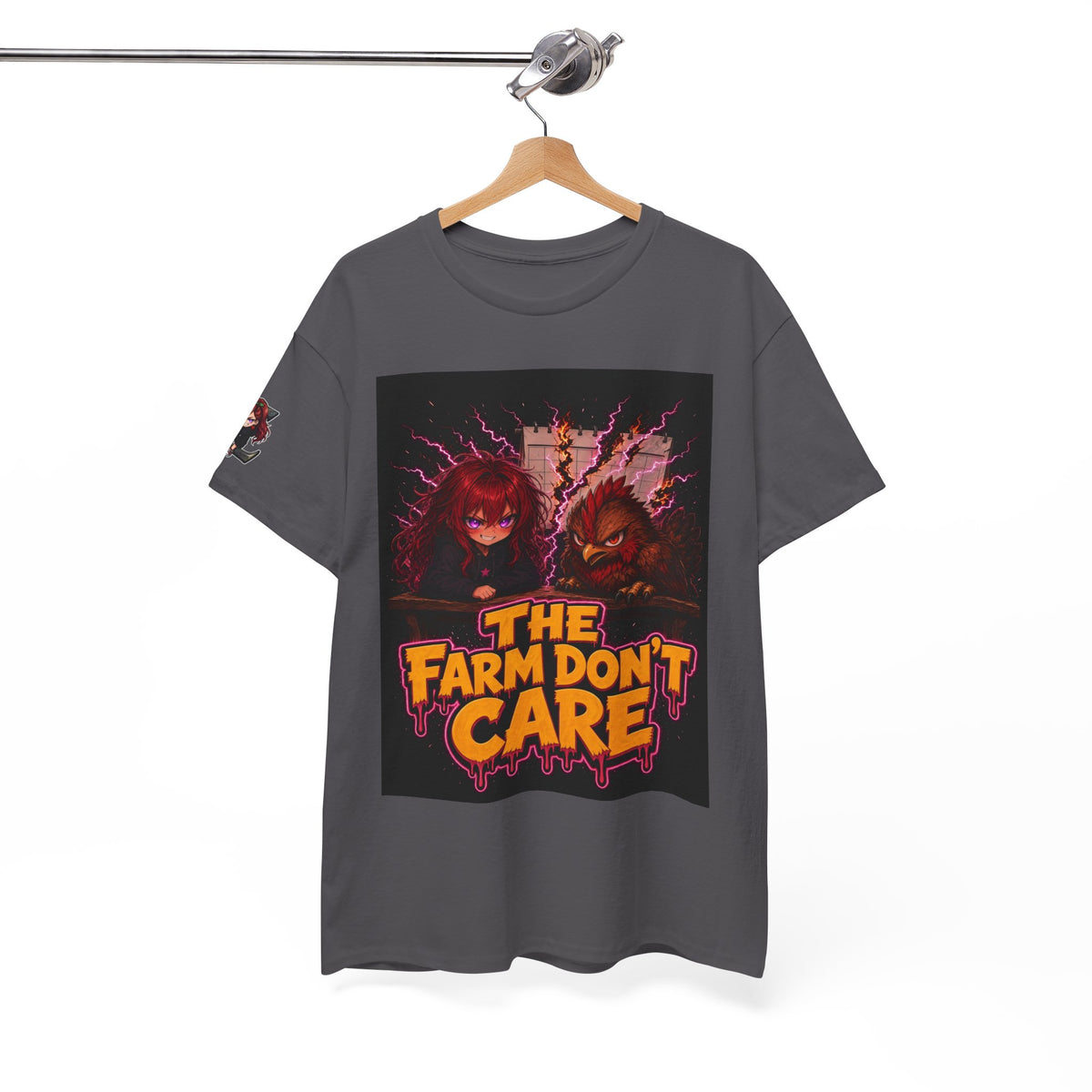 The Farm Don't Care — Nova & Silas Homestead Tee