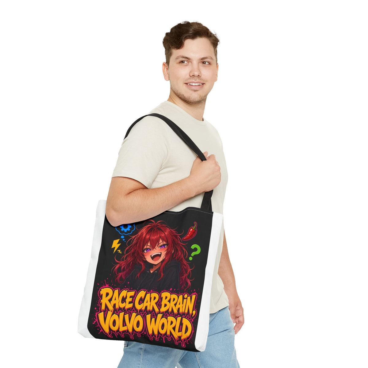 Race Car Brain, Volvo World — Nova Tote (Nova NeuroSpicy)