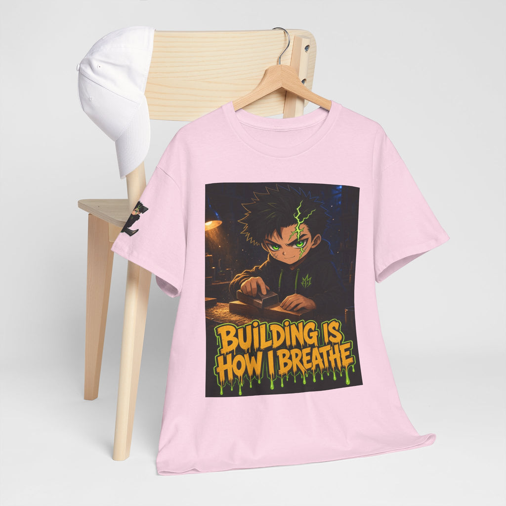 Building Is How I Breathe — Silas Tee
