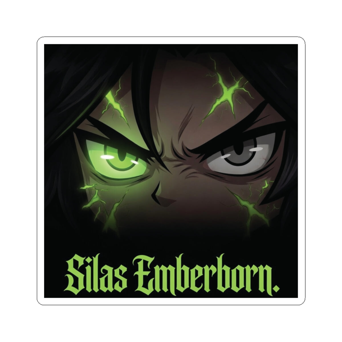 Silas Emberborn — Kiss-Cut Sticker