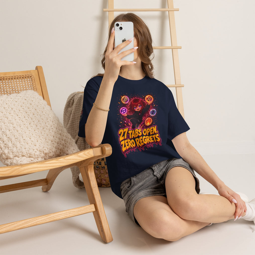 27 Tabs Open, Zero Regrets Tee - Nova