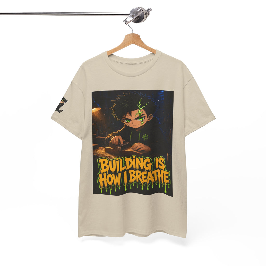 Building Is How I Breathe — Silas Tee