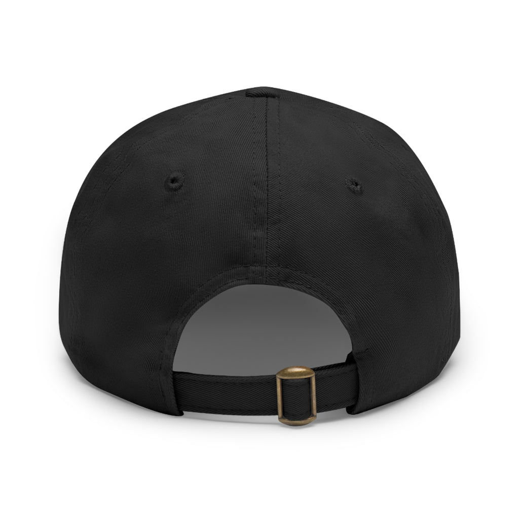 'It All Started With Chickens' Leather Patch Cap