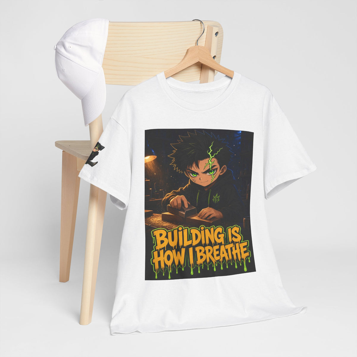 Building Is How I Breathe — Silas Tee