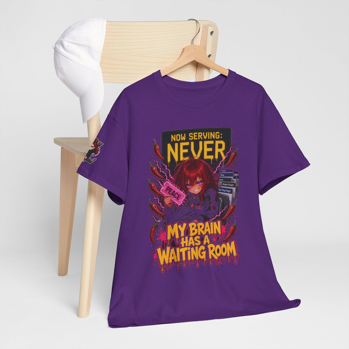 My Brain Has a Waiting Room Tee - Nova