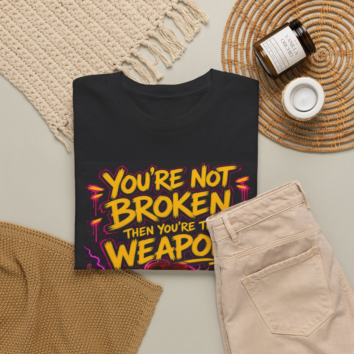 You're Not Broken — You're The Weapon — Nova Tee