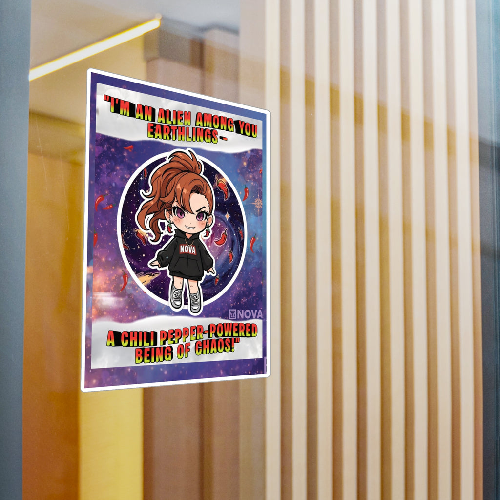 Chili-Powered. Alien-Approved. Sticker.