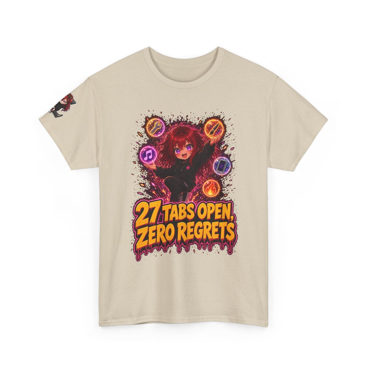 27 Tabs Open, Zero Regrets Tee - Nova