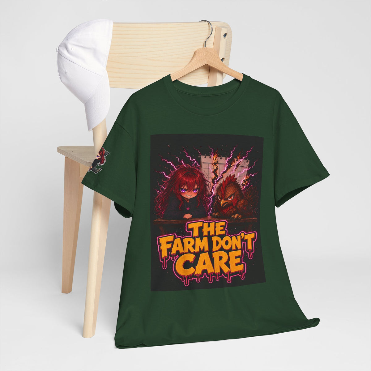 The Farm Don't Care — Nova & Silas Homestead Tee