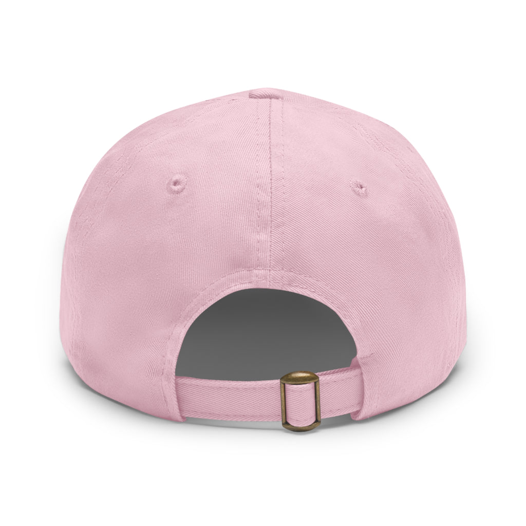 'It All Started With Chickens' Leather Patch Cap