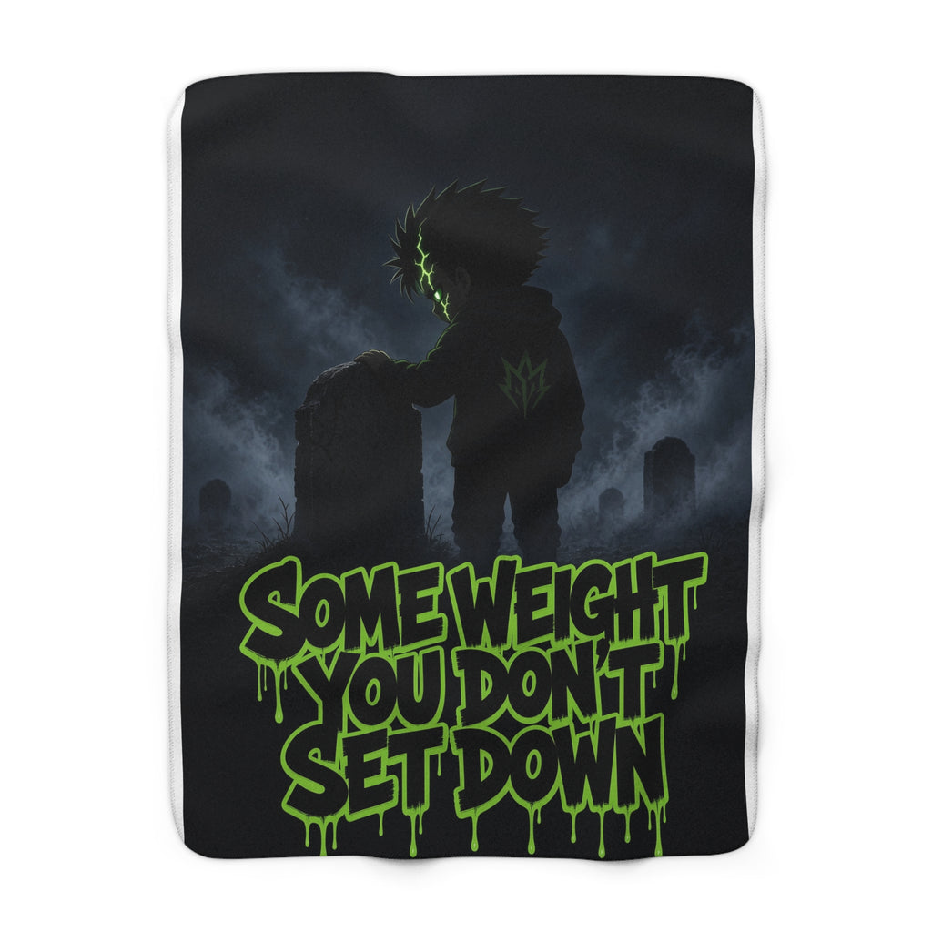 Some Weight You Don't Set Down — Silas Sherpa Blanket (Silas Grief)