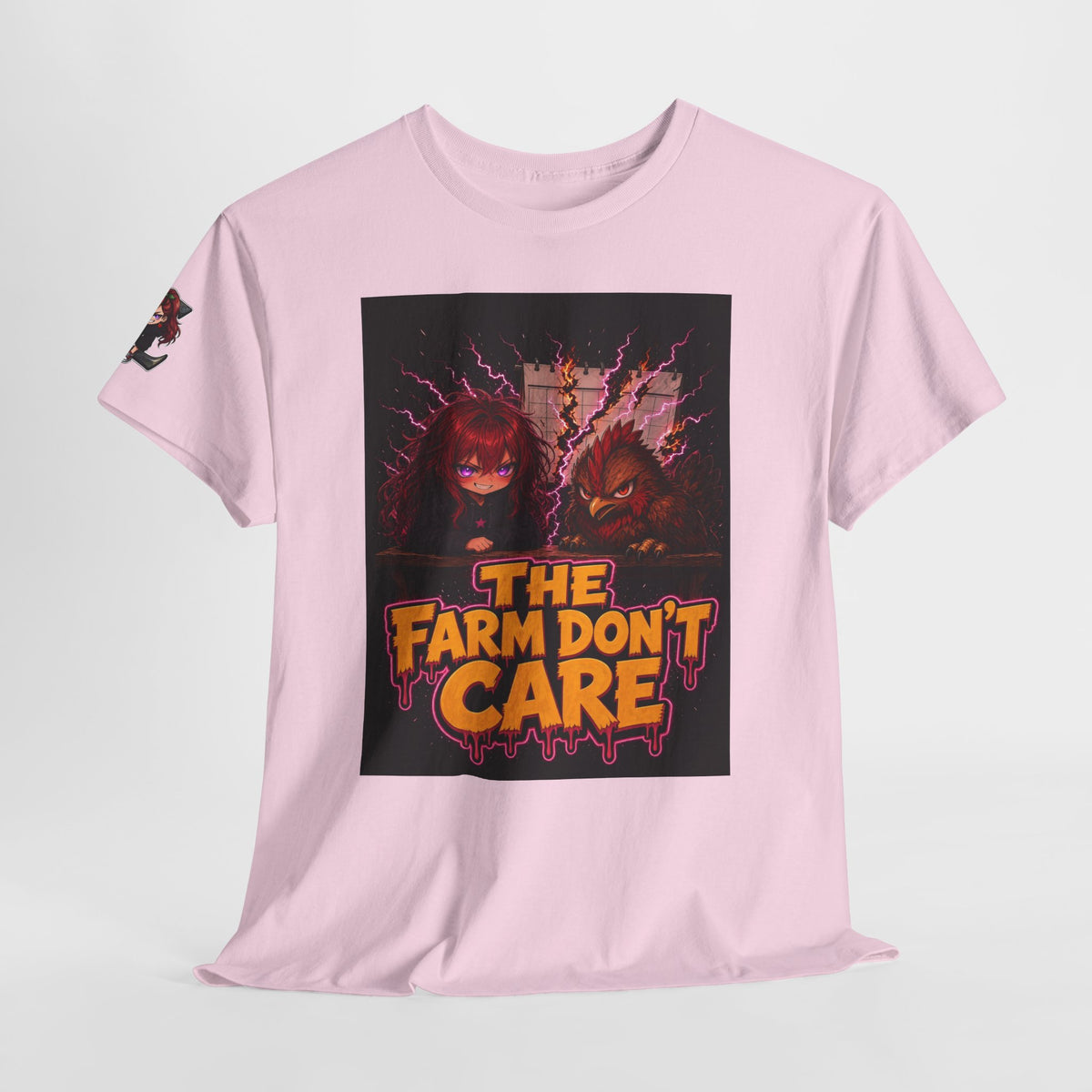 The Farm Don't Care — Nova & Silas Homestead Tee