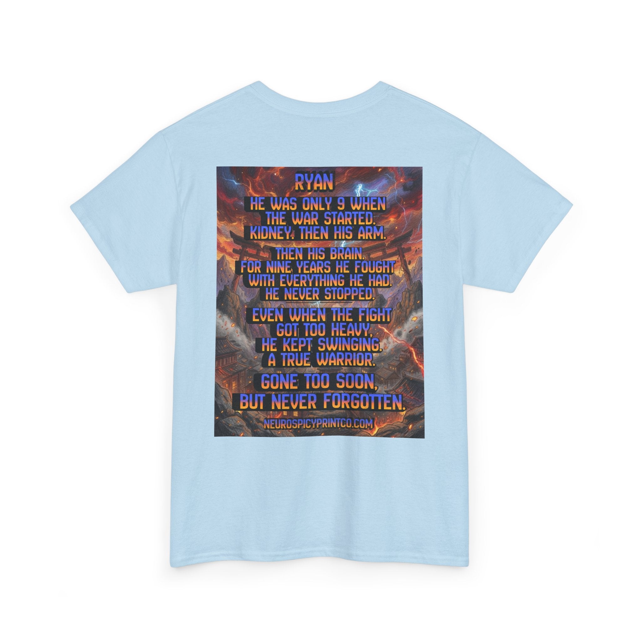 Ryan's Shirt — A Warrior's Art Lives On
